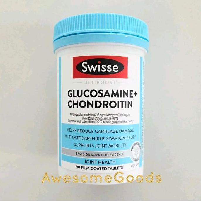 Swisse Ultiboost Glucosamine + Chondroitin 90 Tablets