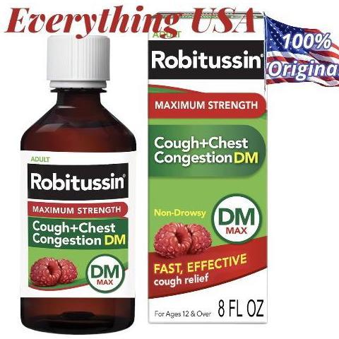 Robitussin Adult Maximum Strength Cough Chest Congestion DM