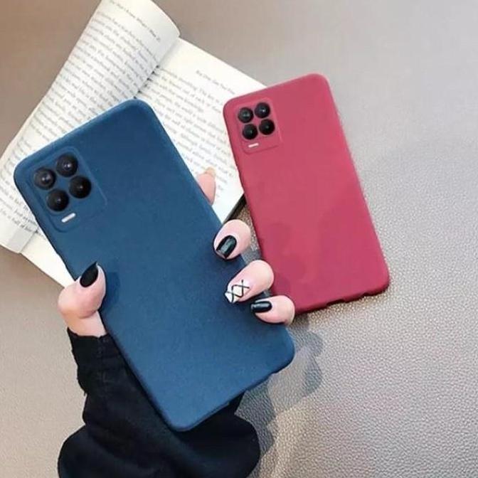 Soft Case Kompatibel Untuk Realme 8 / Pro + Realme 8i Slim Matte Silicon Sandstone