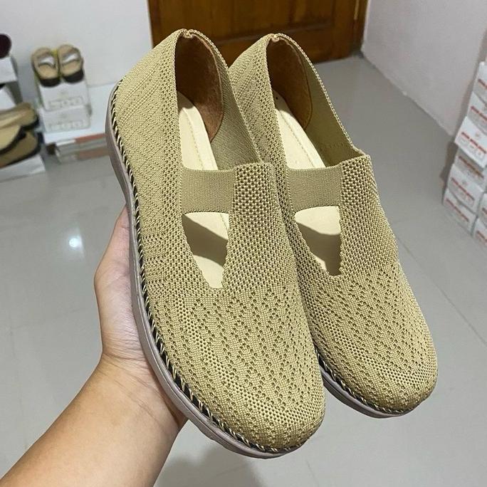 PROMO *Ramadhan Sale* Sepatu Rajut Wanita Mif Original Terbaru Empuk Nyaman (pola besar turun 1 size