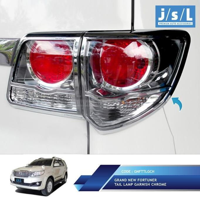 DV21 - Toyota Fortuner Garnish Lampu Belakang 2014 2015 JSL/Tail Lamp Garnish