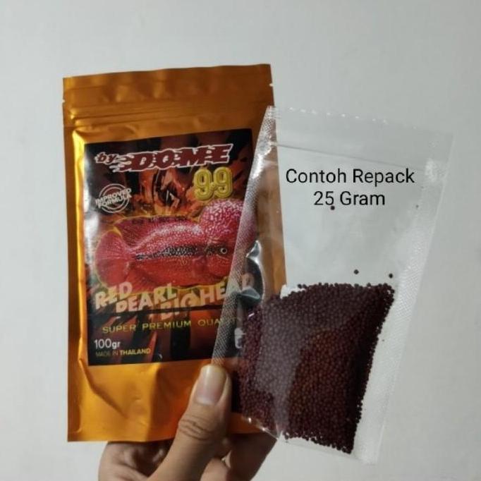 Pelet Dome 99 Pakan Ikan Louhan 100 Gram Original