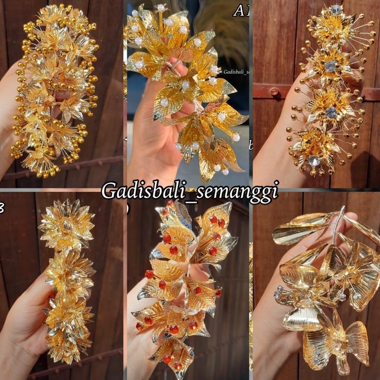 SEMANGGI BALI TERMURAH / BUNGA EMAS/ SEMANGGI EMAS / SEMANGGI HAIR DO/ SEMANGGI KONDANGAN / KARET UL