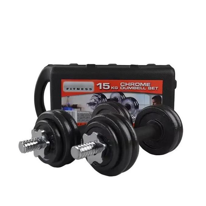 Dumbell / Barbel/ Set Dumbbell Kotak Penyimpanan - Set Beban Bebas Barbel Besi Cor