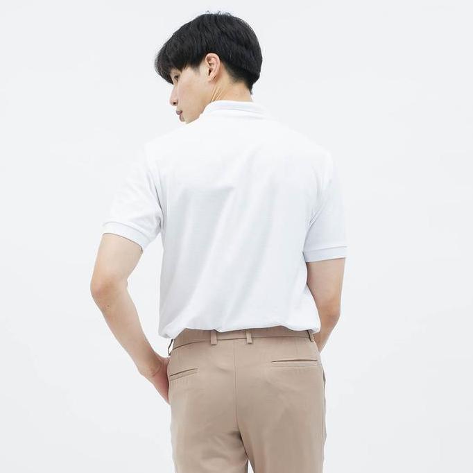 Polo Shirt Baju Kaos Kerah Polo Slim Putih