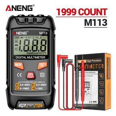 Multimeter Aneng M113 Digital Multi Tester Volt Amper Ohm Meter
