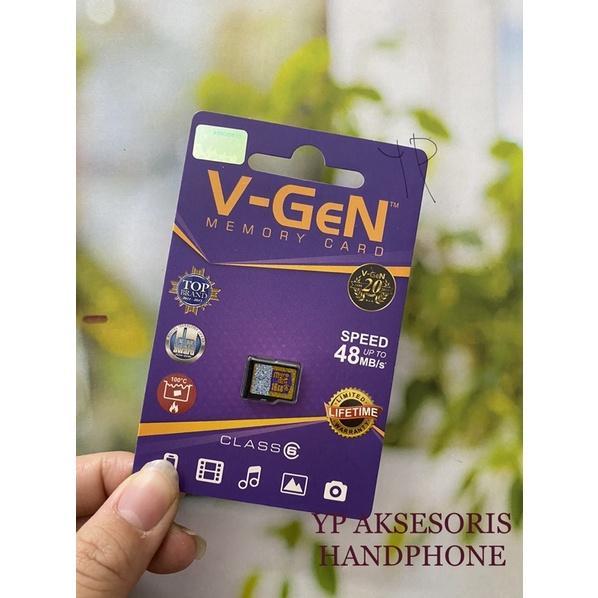 Memory Card Original V-Gen Class 6 4Gb 8Gb 16Gb 32Gb Mmc Micro Sd Memori Hp External Vgen