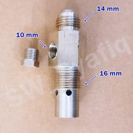 Check Valve Kompresor Swan Kuningan 1/4 Hp