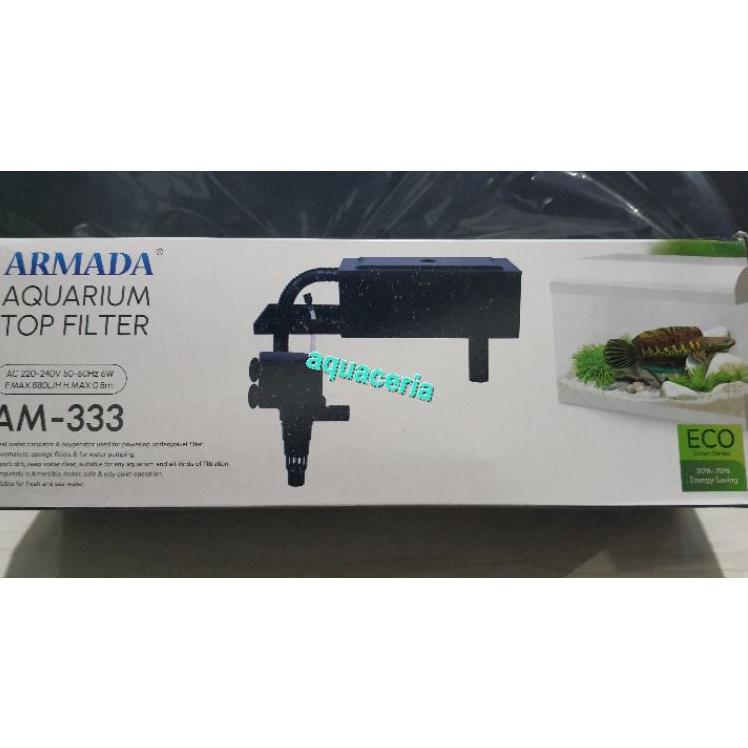 Top Filter Aquarium Armada Am 333/Aqura 333 Aquarium Aquascape