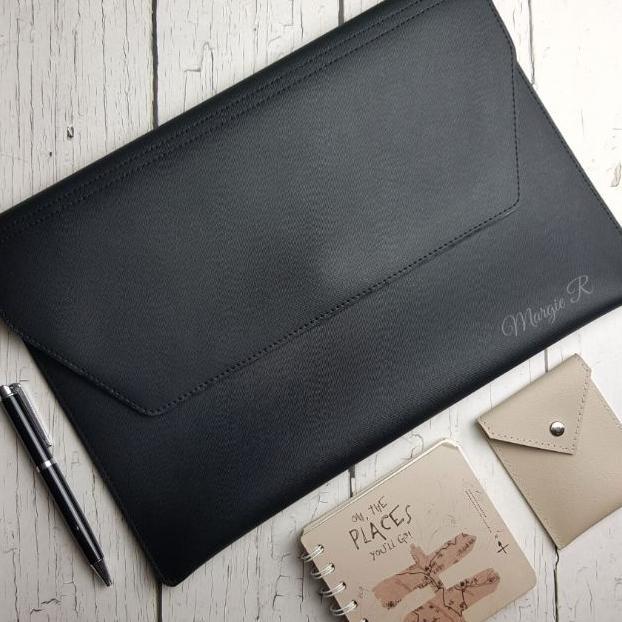 Map A4 Folio Bahan Kulit Sintetis - Document Keeper - Map Folder Organizer