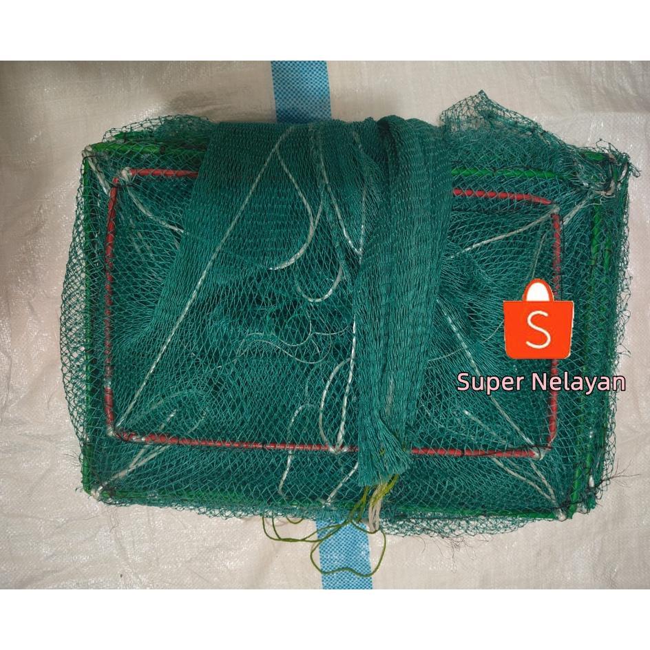 Bubu Naga 35Cmx50Cm 1/2'Inch 10Meter Anti Kaeat Kepiting / Bubu Jebakan Ikan