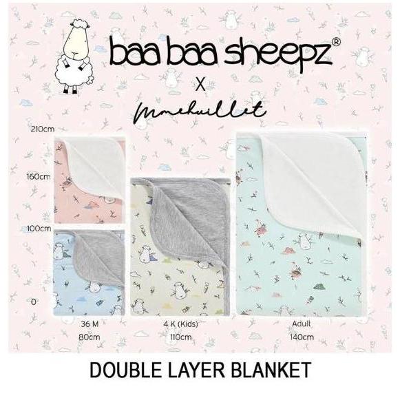 Baabaasheepz x Mmehuillet Double Layer Blanket Flamingo Kids