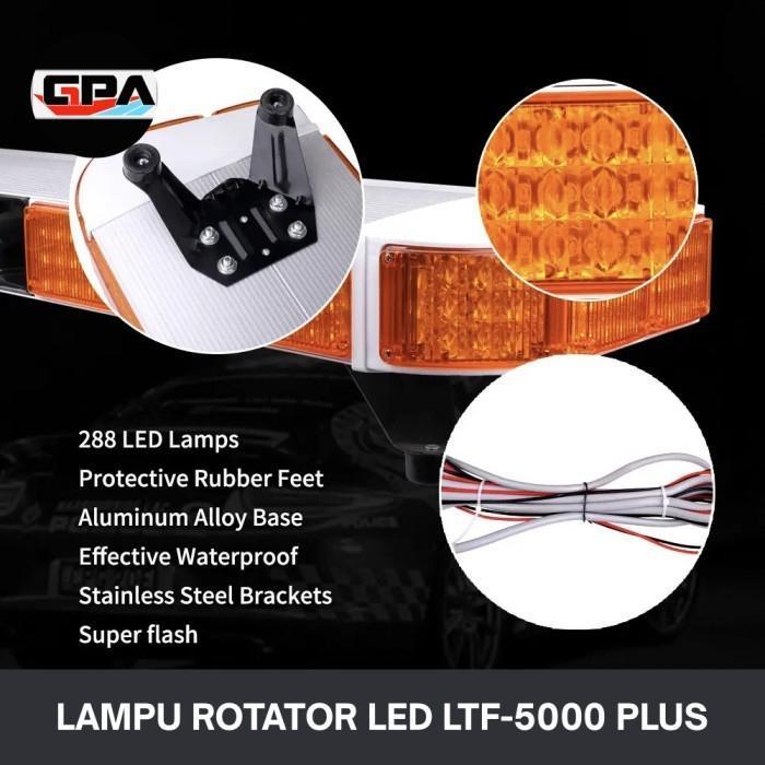 LED STROBO SIRINE AMBULANCE TAMBANG TOL TBD LTF 5000 ORIGINAL DAN TERPERCAYA