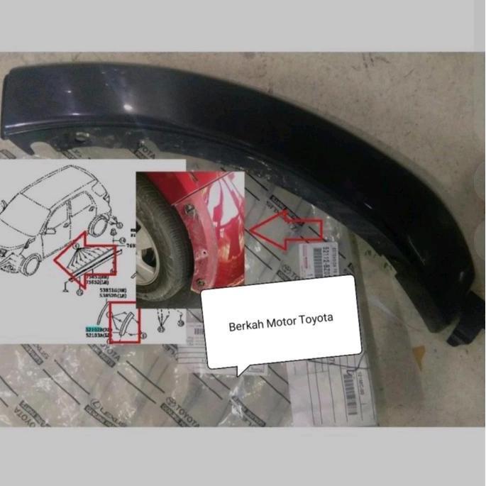 Over Fender Spoiler Depan Rush Terios 2006 2008 2009 2010 Original