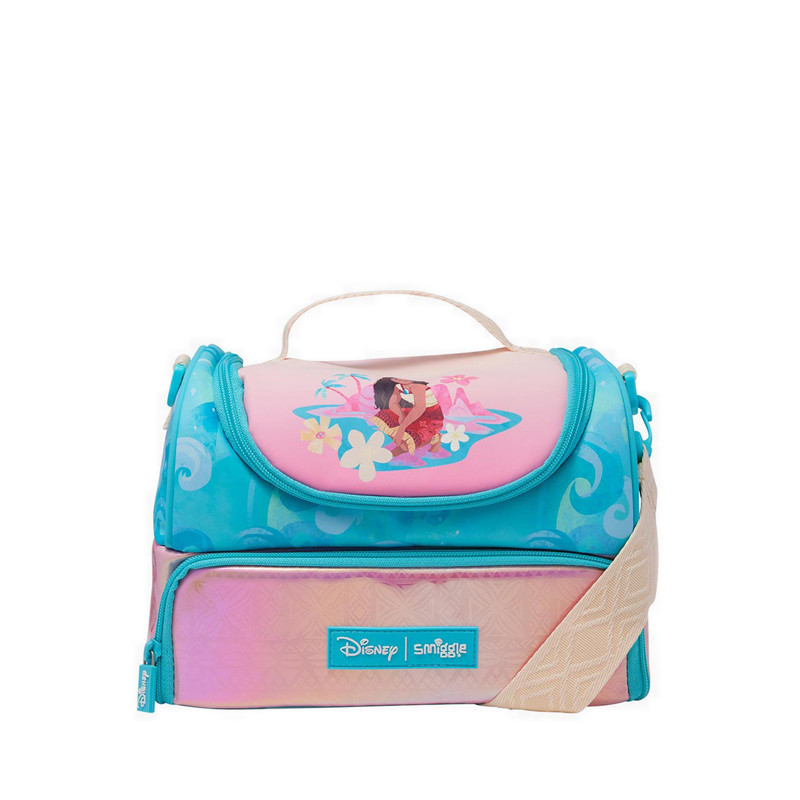 Smiggle Moana Dual Compartment Lunchbag with Strap - IGL458699PNK