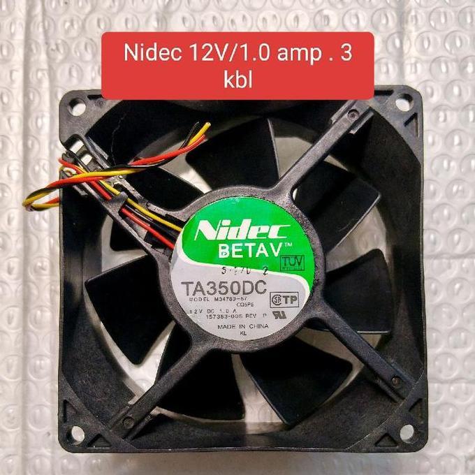 Acc- Kipas Dc 12V 9X9Cm  Double Ball Bearings / Fan Kipas Dc 9X9 Cm 12Vol