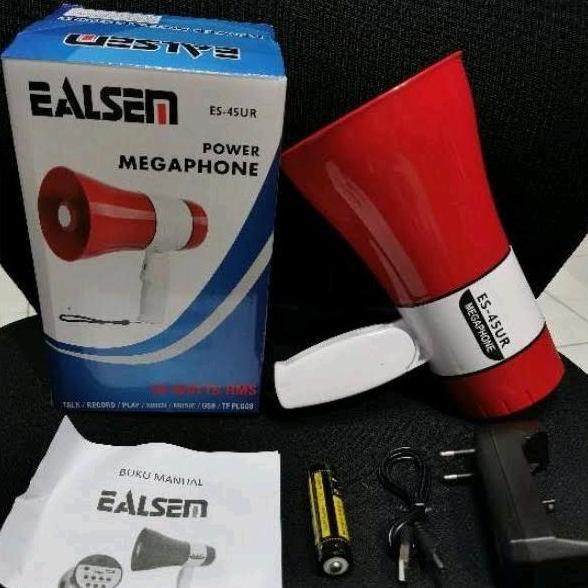 TOA Megaphone Ealsem ES-45 UR Include Batterai Charge #megaphone LC