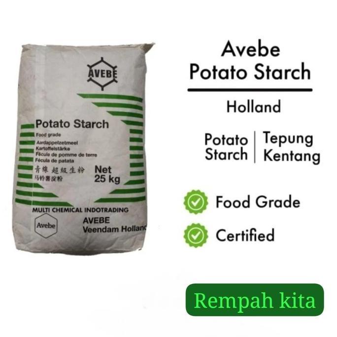 Farinha - Potato Starch 1Kg / Tepung Pati Kentang / Tepung Kentang 1Kg