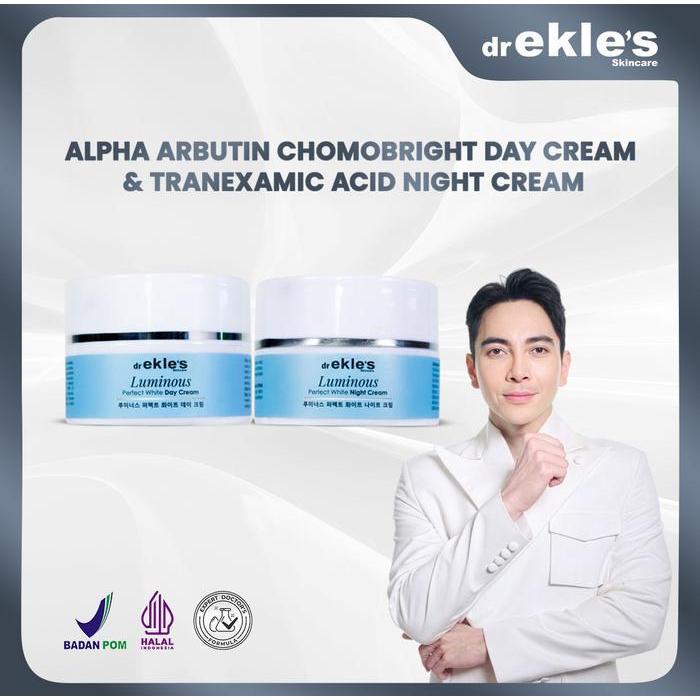 [Spesial Live] Dr Ekles Skincare - Day Cream + Night Cream Luminous Brightening Series