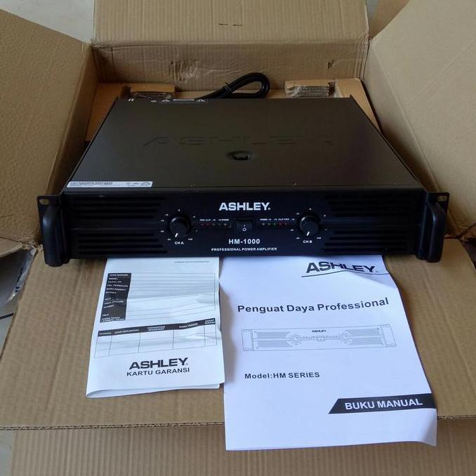 power ashley HM1000 original HM 1000 amplifier clas H 1000W power sub