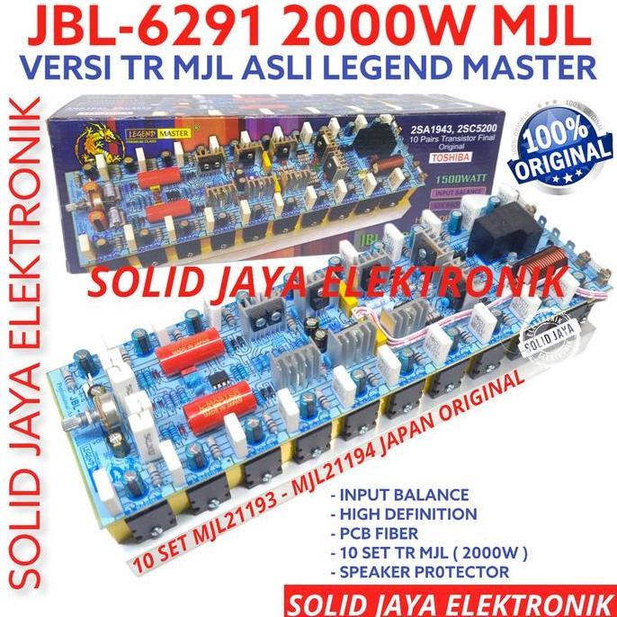 KIT POWER AMPLIFIER FOR JBL6291 1500W 2000W JBLL MONO PLUS TR FINAL TOSHIBA 2SA1943 2SC5200 MJL MJL2