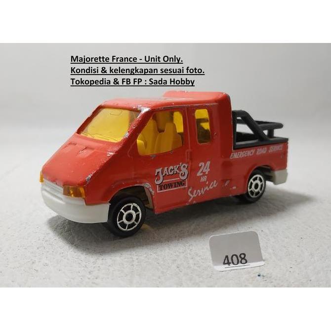 VINTAGE MAJORETTE FORD TRANSIT JACKS TOWING FRANCE UNIT ONLY MIX99