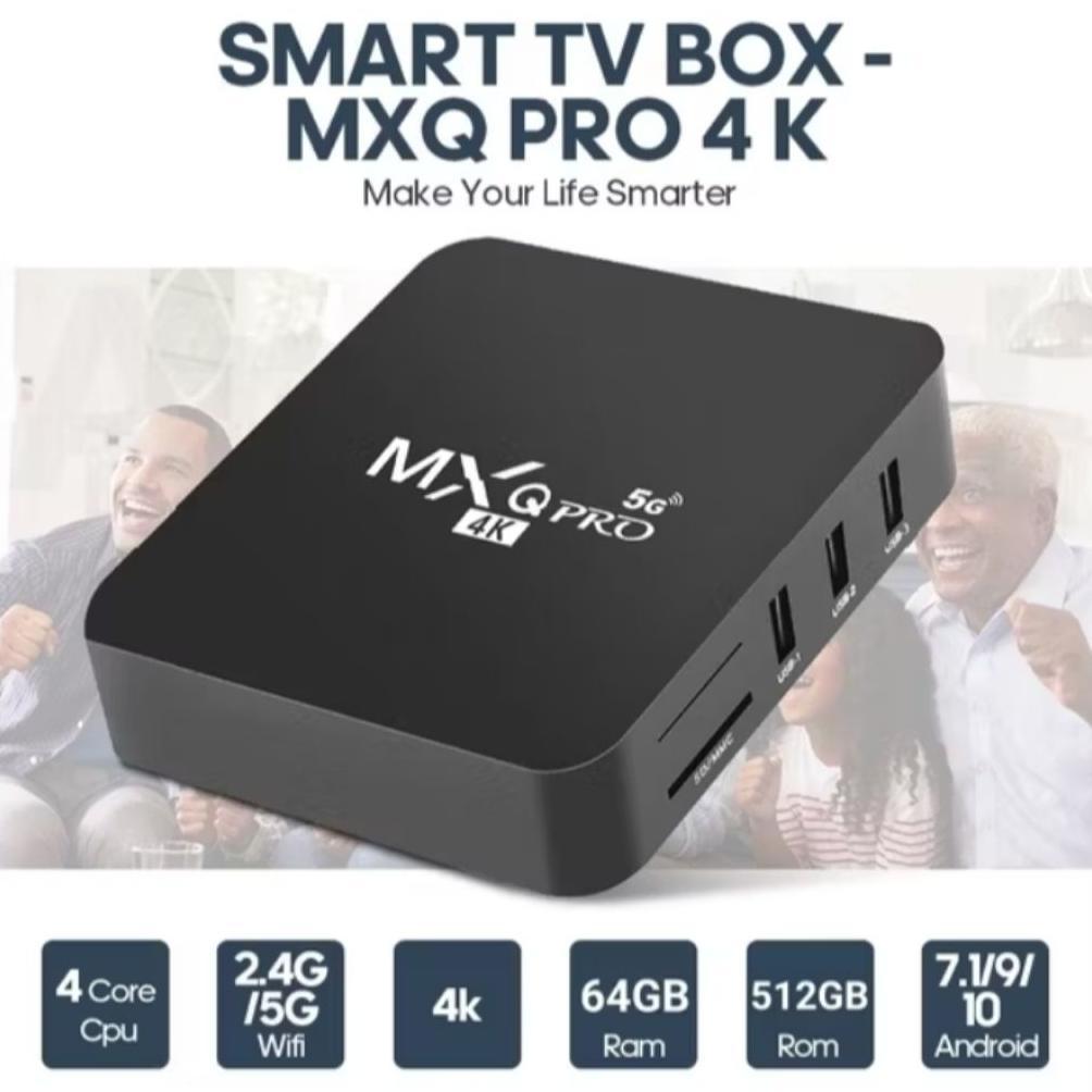 Terbaru Batam - Mxq Pro 5G 4K Android Tv Box Internet Tv Ram 8+128 Gb 16+256 Gb 16+512 Gb