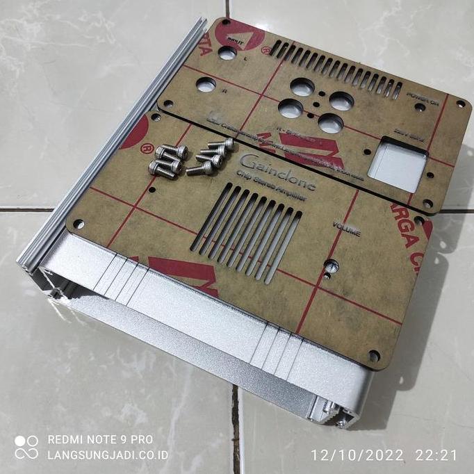 Gainclone LM1875 LM3886 Stereo Amplifier Box Aluminum Acrylic