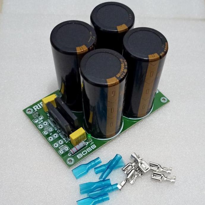 KIT PSU 4 Elco Rubycon Hitam 10000uF 80V Original Plus Skun Amplifier