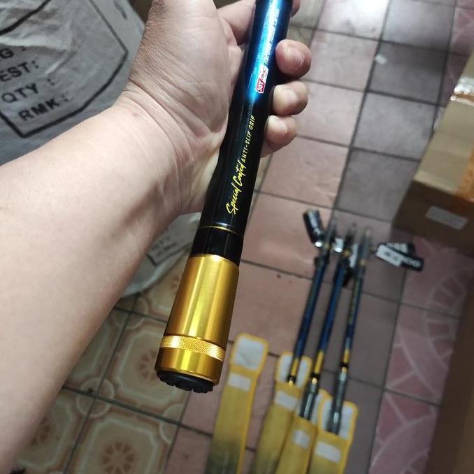 joran pancing daido blue shark antena surf pantai full ring fuji