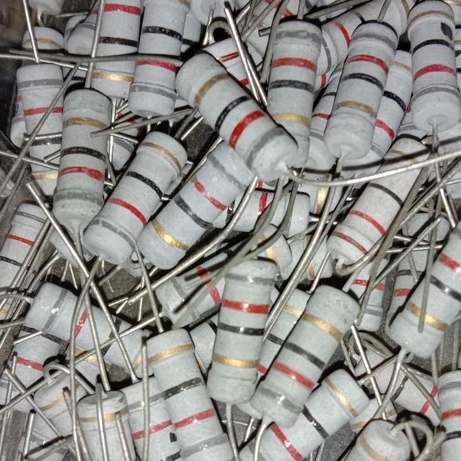 RESISTOR 82 OHM 82R 82OHM 2WATT 2 WATT TOLERANSI 5% PCMED
