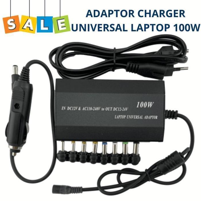 Adaptor universal laptop 12v-24v adaptor 100W combo charger di mobil 12V-24V 5A