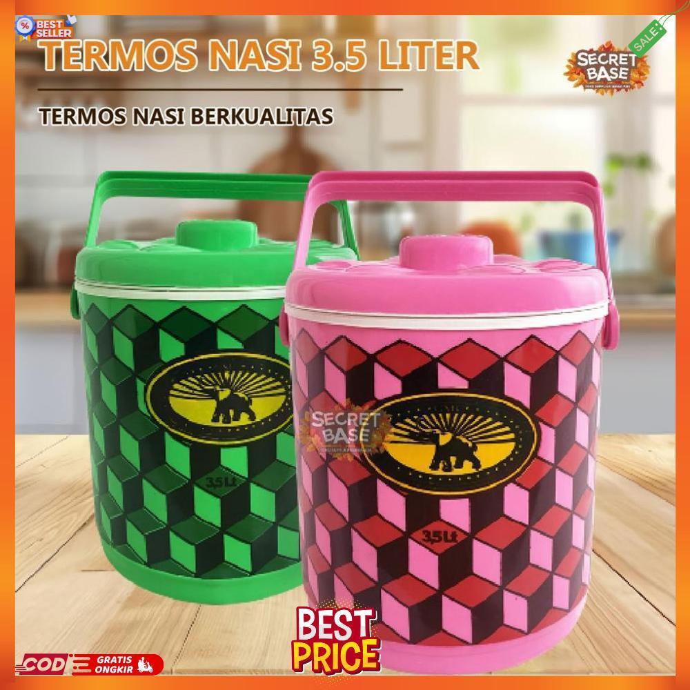 TERMOS NASI 3,5 LITER - Termos Es Batu Tahan Lama / Rice Bucket / Tempat Nasi 3,5L