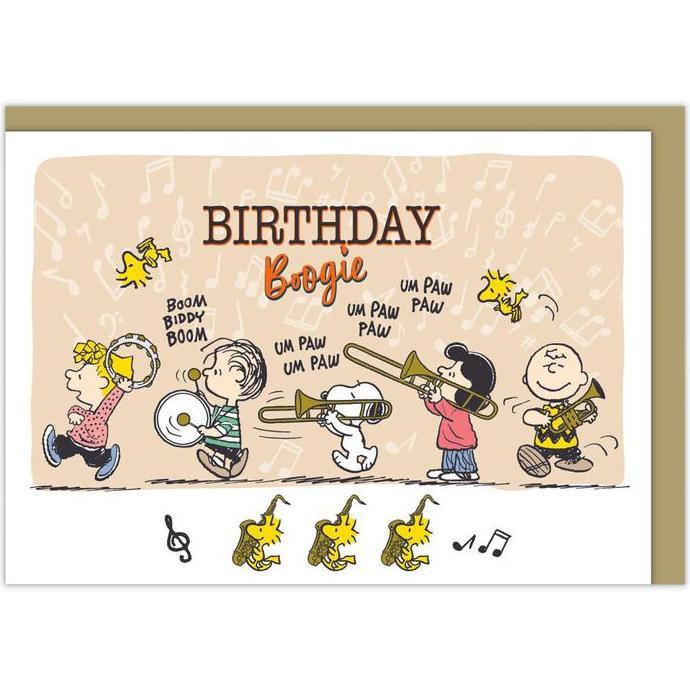 Bestseller- GREETING CARD- HALLMARK- SNOOPY BIRTHDAY CELEBRATION- MUSICAL CARD- JP