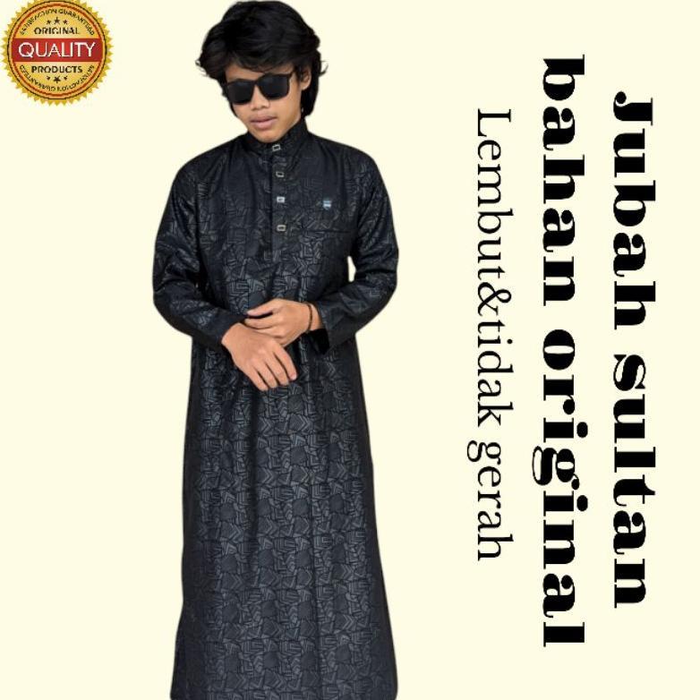 new deals jubah gamis pria sultan bahan original