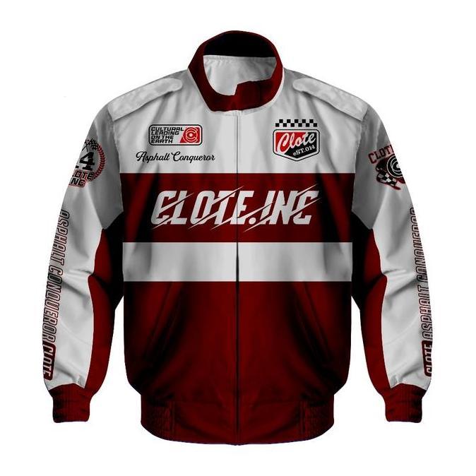 PREMIUM / Clote Jacket Nascar Asphalt Conqueror Black - White