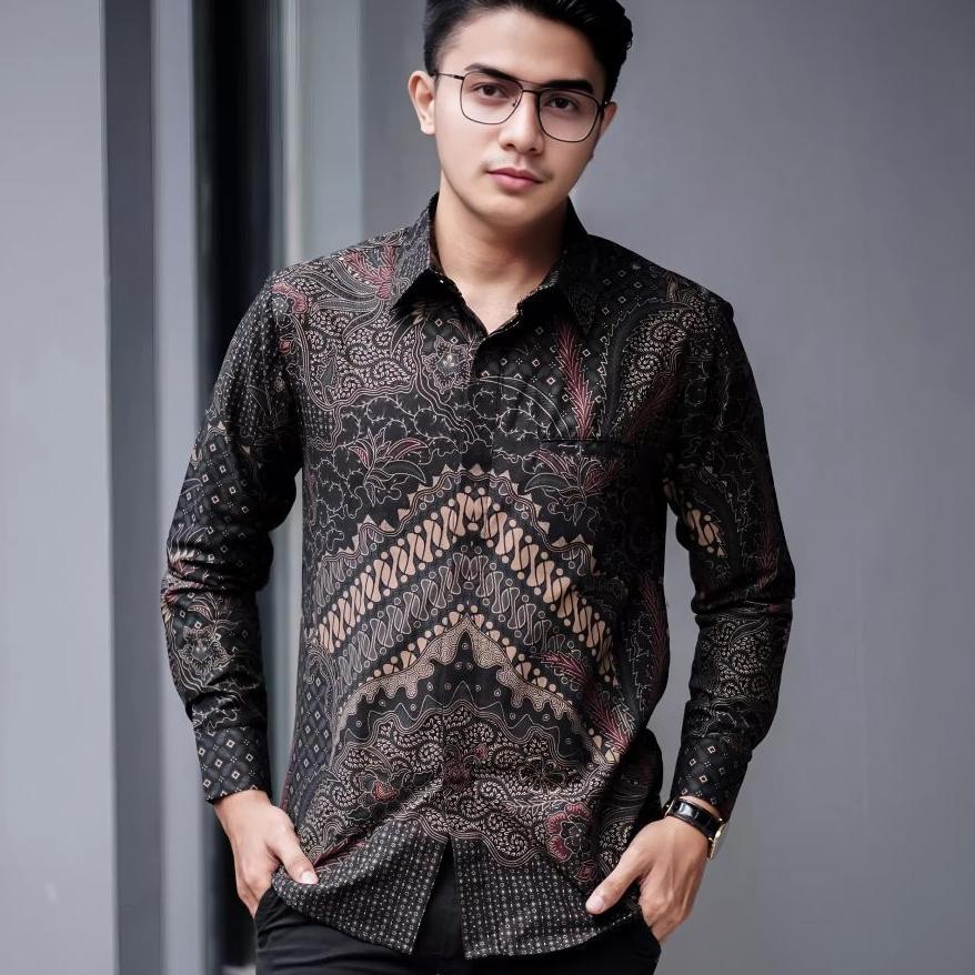 Batik Pria Dewasa Laskala Batik Premium Batik Azmil Rekomendasi Mens Batik Kemeja Batik Pria Terbaru