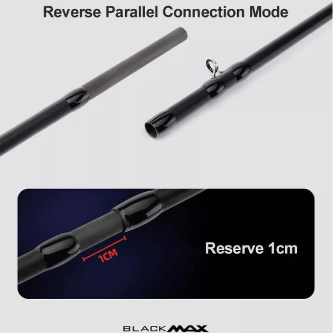 [ RESTOCK TIDAK PO ] [ORIGINAL] Joran Casting Abu Garcia Black Max 2023, Joran Full Black, Rod Full 
