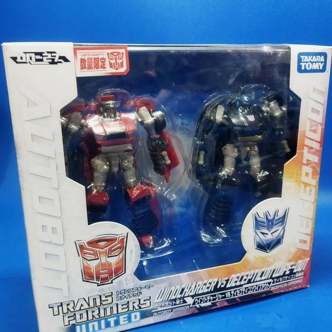 TRANSFORMERS UNITED : WINDCHARGER VS DECEPTICON WIPE-OUT TAKARA TOMY MIXX27