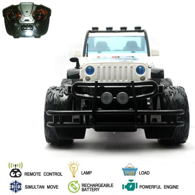 Mainan Mobil Remote Control RC Monster Jeep Truck