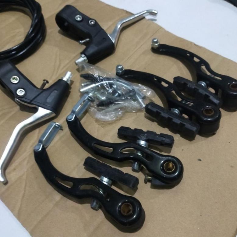 rem v brake sepeda BMX lipat MTB sepeda anak anak rem  set komplit depan belakang rem sepeda