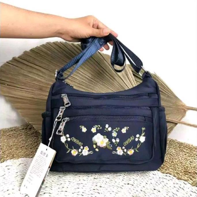 Wire- Tas Selempang Nita Chibao Ory Import 7133 Motif Bunga