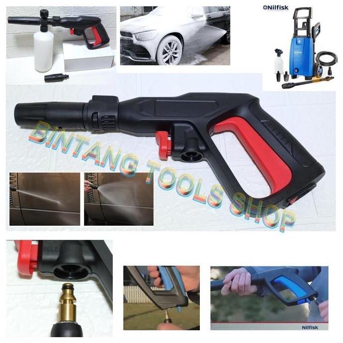 Clare- Short Gun Nilfisk Replacement Tembakan Gun Untuk Jet Cleaner Nilfisk