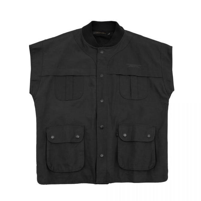 Bargandy_Shop - Ssst Nimrod Vest Utility Hitam Rompi Pria
