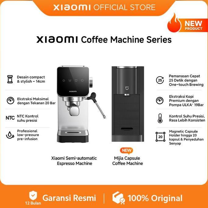 VERNANDI76 - XIAOMI MIJIA COFFEE MACHINE SERIES | XIAOMI SEMI-AUTOMATIC ESPRESSO | MIJIA CAPSULE COF