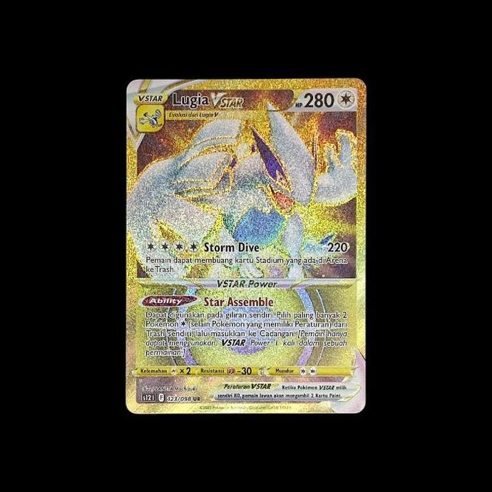 KARTU POKEMON TCG INDONESIA LUGIA VSTAR UR GOLD RG99