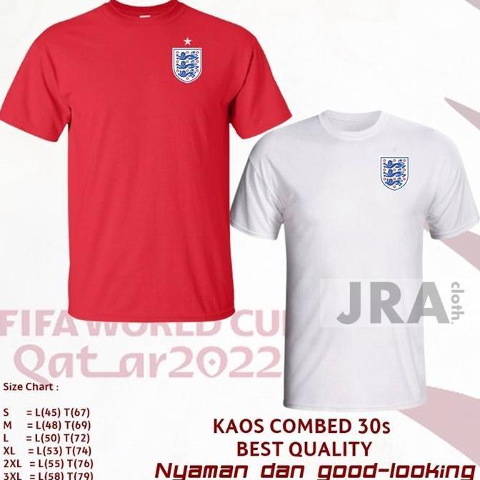KAOS BAJU SHIRT TIMNAS INGGRIS HOME AWAY WORLD CUP 2026