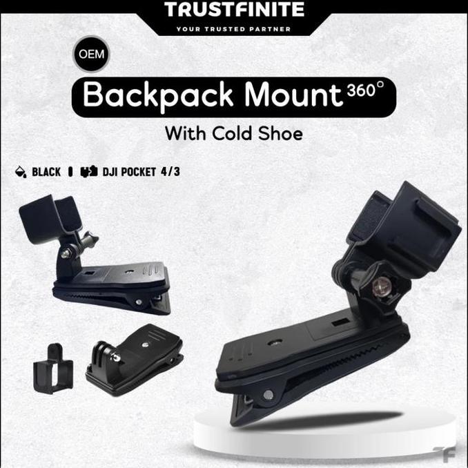 OEM Backpack Clip Bracket Mount DJI Osmo Pocket 3 / DJI Pocket 3 / DJI Osmo Pocket 4