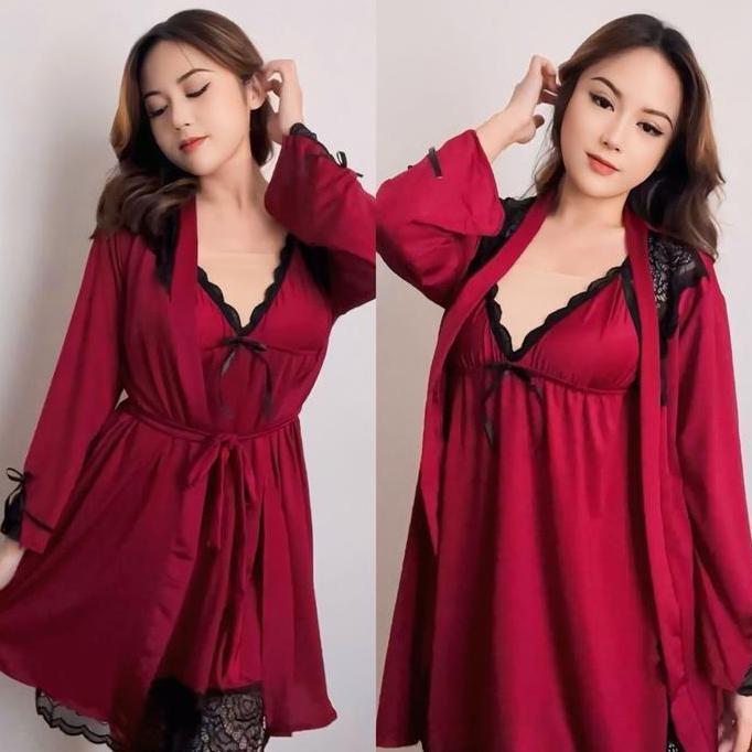Slep- Wildnod - Benita S - 7Xl (Ld 70-160Cm) Nhtdress & Kimono
