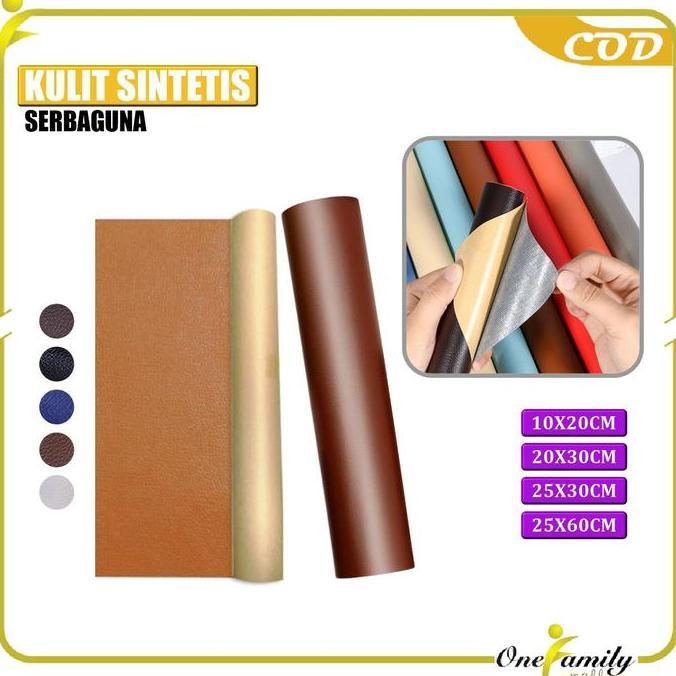 FERA [COD] OFM C1098 Leather Sticker Cover Kulit Sintetis Tambal Sofa Multifungsi